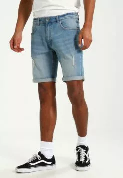 Redefined Rebel Oslo Destroy- Shorts Di Jeans - Skyway Blue