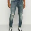 Redefined Rebel Stockholm DestroyJeans Slim FitRex Indigo Uomo Jeans R0622G047-K11