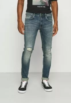 Redefined Rebel Stockholm DestroyJeans Slim FitRex Indigo Uomo Jeans R0622G047-K11