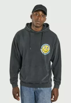 Redefined Rebel MemphisFelpa Con CappuccioBlack Flower Uomo Maglieria E Felpe R0622S056-T11