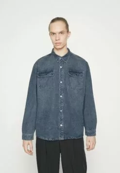 Redefined Rebel Overshirt Plus - Camicia - Light Blue