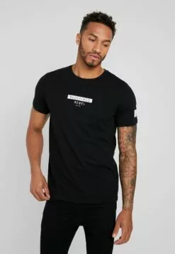 Redefined Rebel Rrguti TeeT-Shirt Con StampaBlack Uomo T-shirt E Polo R0622O029-Q11