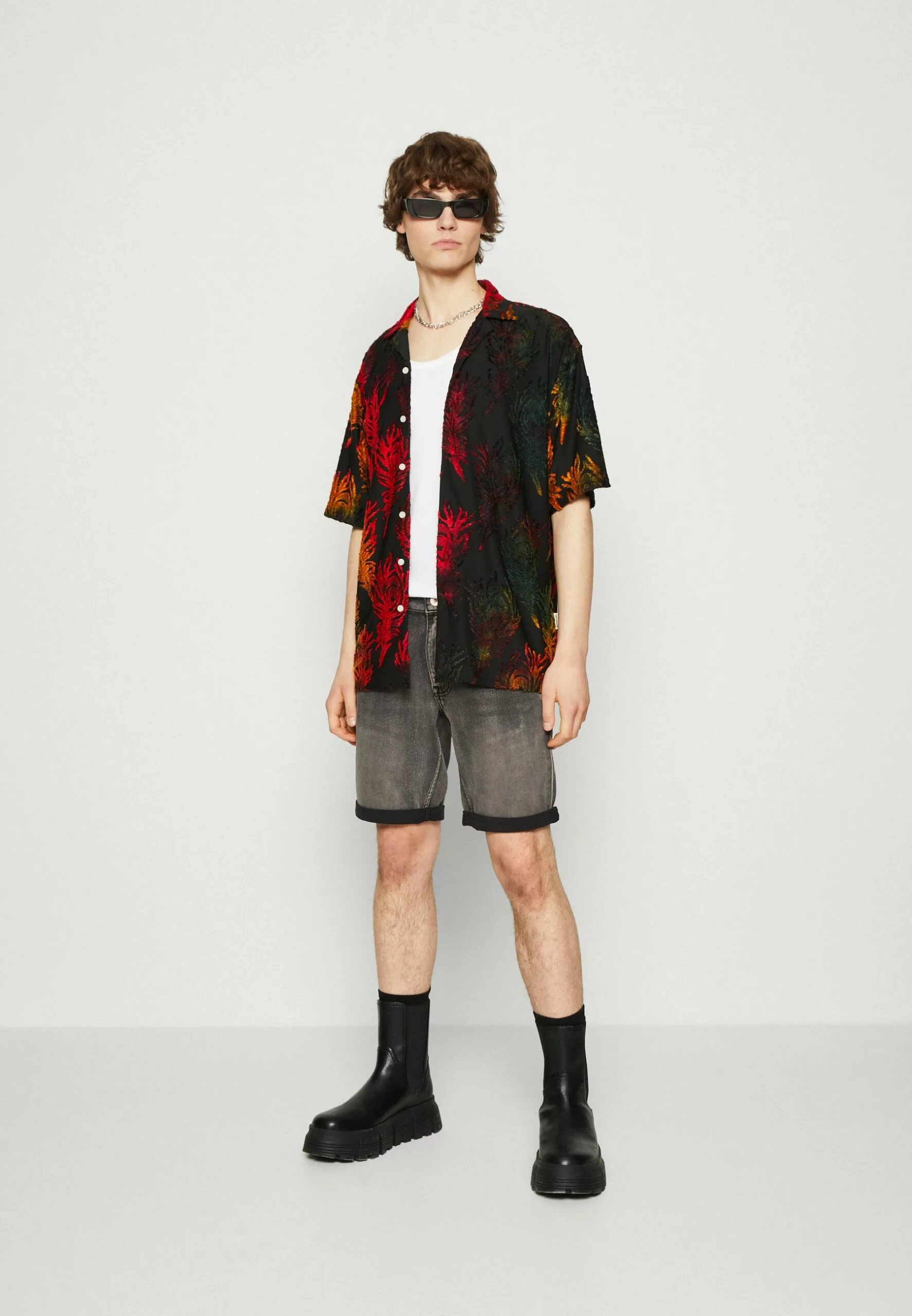 Redefined Rebel Troy Shirt - Camicia - Flame Orange 2 Redefined Rebel Troy Shirt - Camicia - Flame Orange - immagine 2