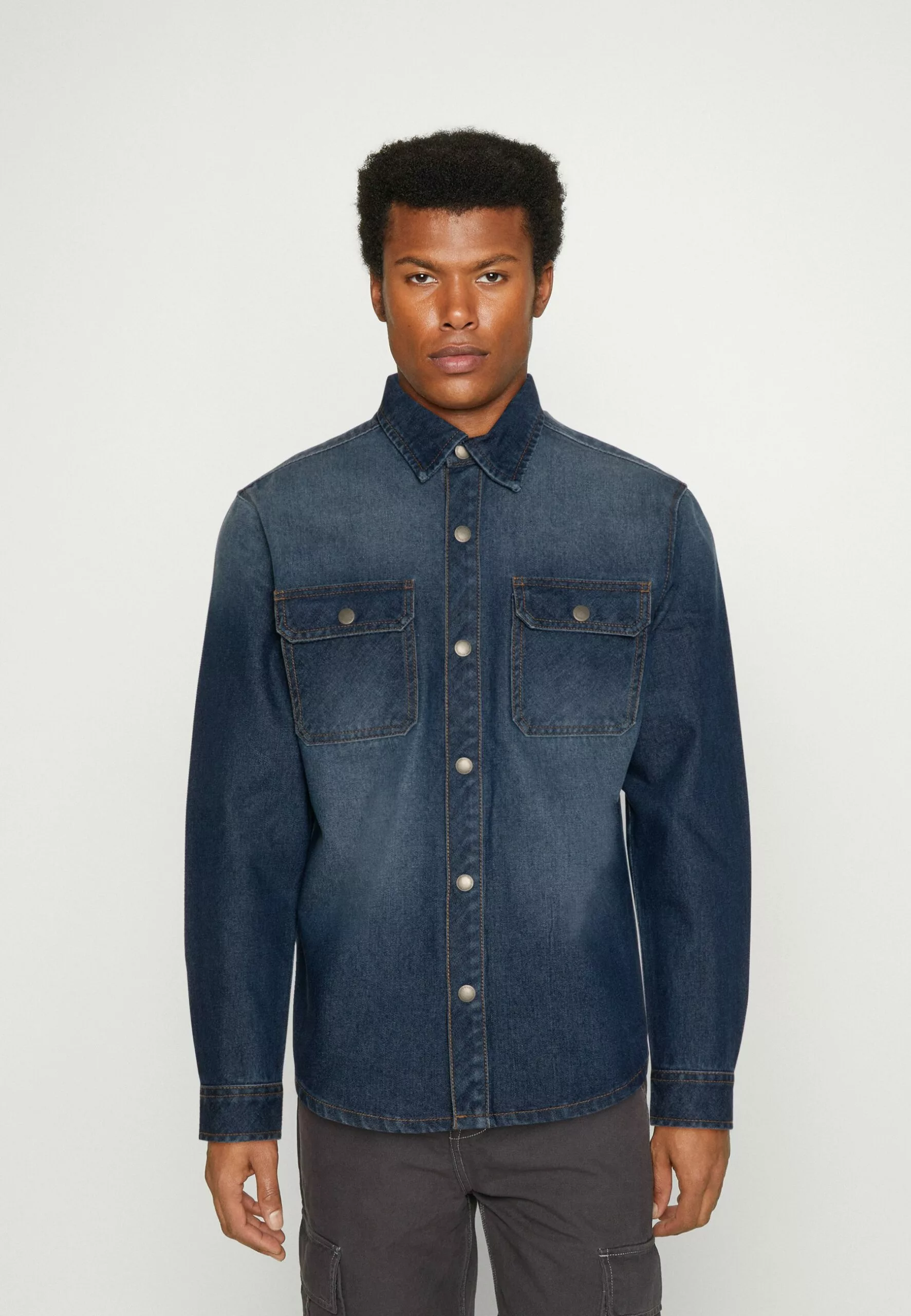 Redefined Rebel Rrjoac - Camicia - Dark Blue 1 Redefined Rebel Rrjoac - Camicia - Dark Blue