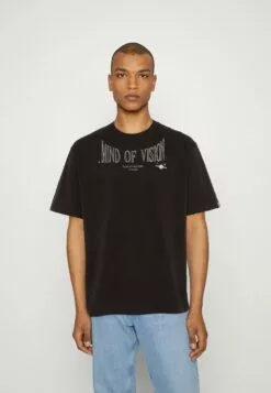 Redefined Rebel Derek TeeT-Shirt Con StampaBristol Black Uomo T-shirt E Polo R0622O05N-Q11