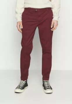 Redefined Rebel Ercan Smart PantsChinoBordeaux Uomo Pantaloni R0622E04S-G11