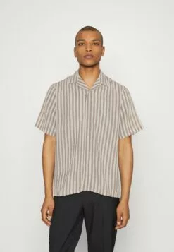 Redefined Rebel Jorge - Camicia - White Stripe