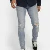 Redefined Rebel Rrrome Jeans - Jeans A Sigaretta - Foam Blue