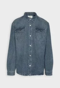 Redefined Rebel Overshirt Plus - Camicia - Light Blue -Redefined Rebel Negozio a5aa0eac131441cab51edf861b17142a