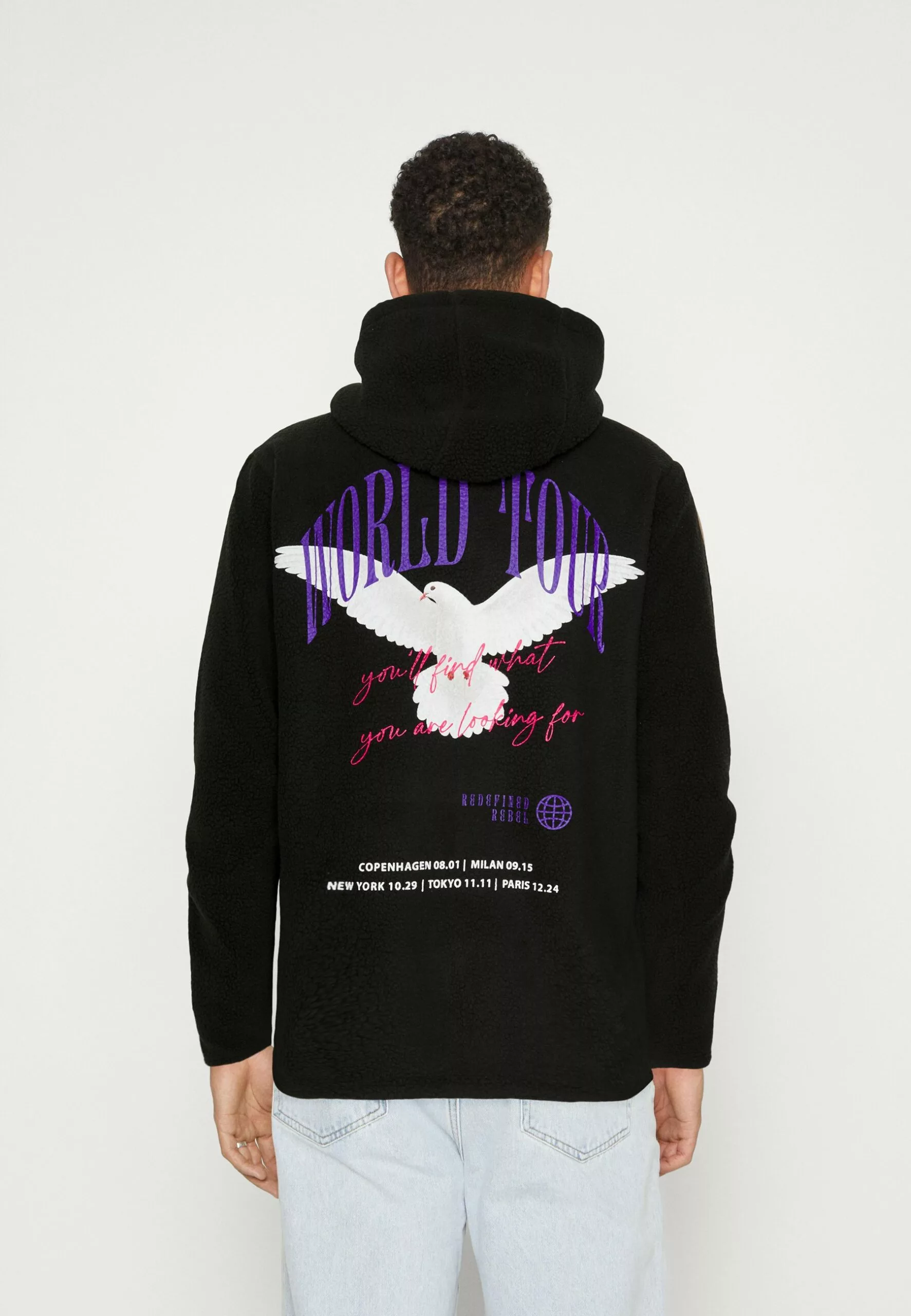 Redefined Rebel Kenny - Giacca In Pile - Black 3 Redefined Rebel Kenny - Giacca In Pile - Black - immagine 3