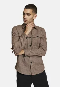 Redefined Rebel Alexander CamiciaSand Dogtooth Uomo Camicie R0622D027-G11