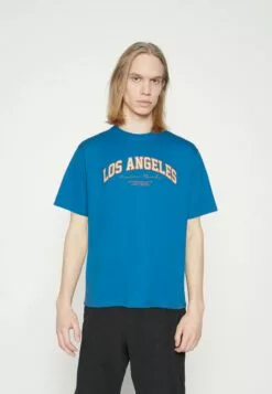 Redefined Rebel Rrsago TeeT-Shirt Con StampaBlue Aster Uomo T-shirt E Polo R0622O04W-K11