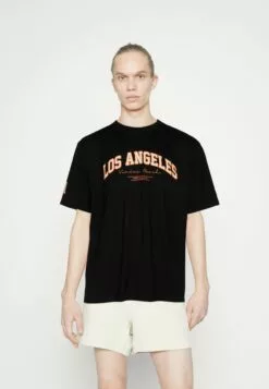 Redefined Rebel Rrsago TeeT-Shirt Con StampaBlack Uomo T-shirt E Polo R0622O04W-Q11