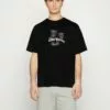 Redefined Rebel Rrlawrence TeeT-Shirt Con StampaBlack Uomo T-shirt E Polo R0622O058-Q11