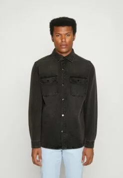 Redefined Rebel RrjoacCamiciaBlack Grey Uomo Camicie R0622D044-C11