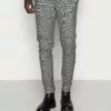 Redefined Rebel Rrking ChinoGrey Check Uomo Pantaloni R0622E00R-C11